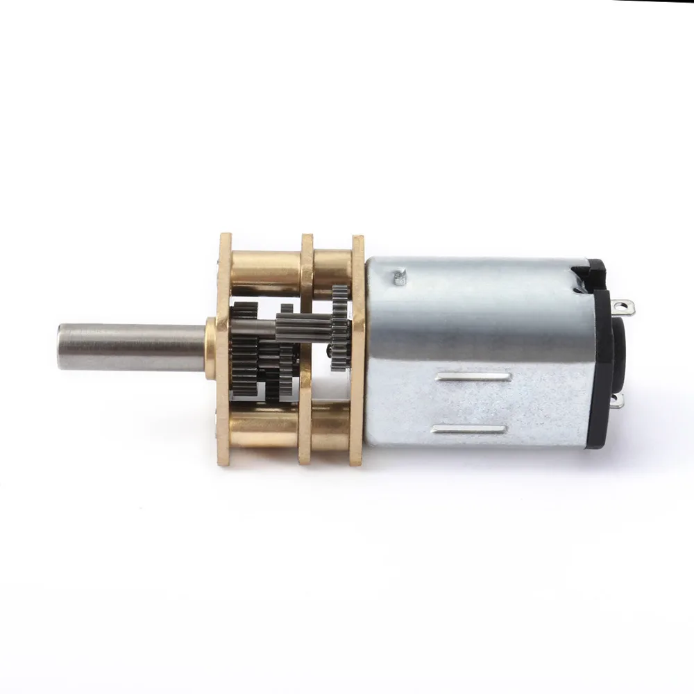

UXCELL(R) 1Pcs 3V 9RPM DC Micro Speed Reduction Motor Mini Gear Box Motor with 2 Terminals for RC Car Robot Model DIY Engine Toy