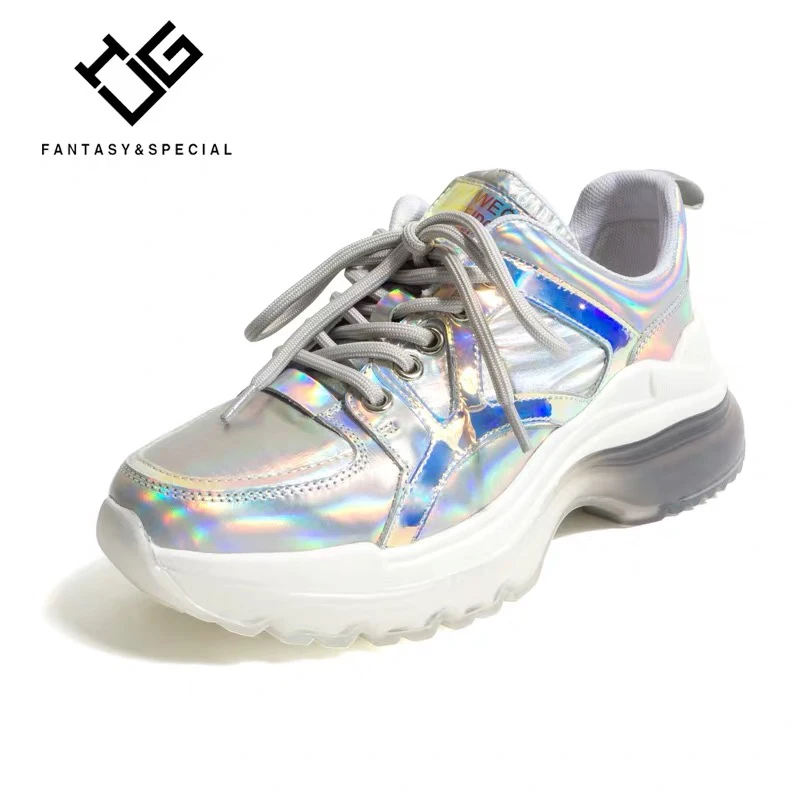 

IGU Sneakers Women Genuine Real Leather Casual Shoes Female Lace Up Flats Harajuku Punk Shoes Creeper Girls Mocasines Mujer