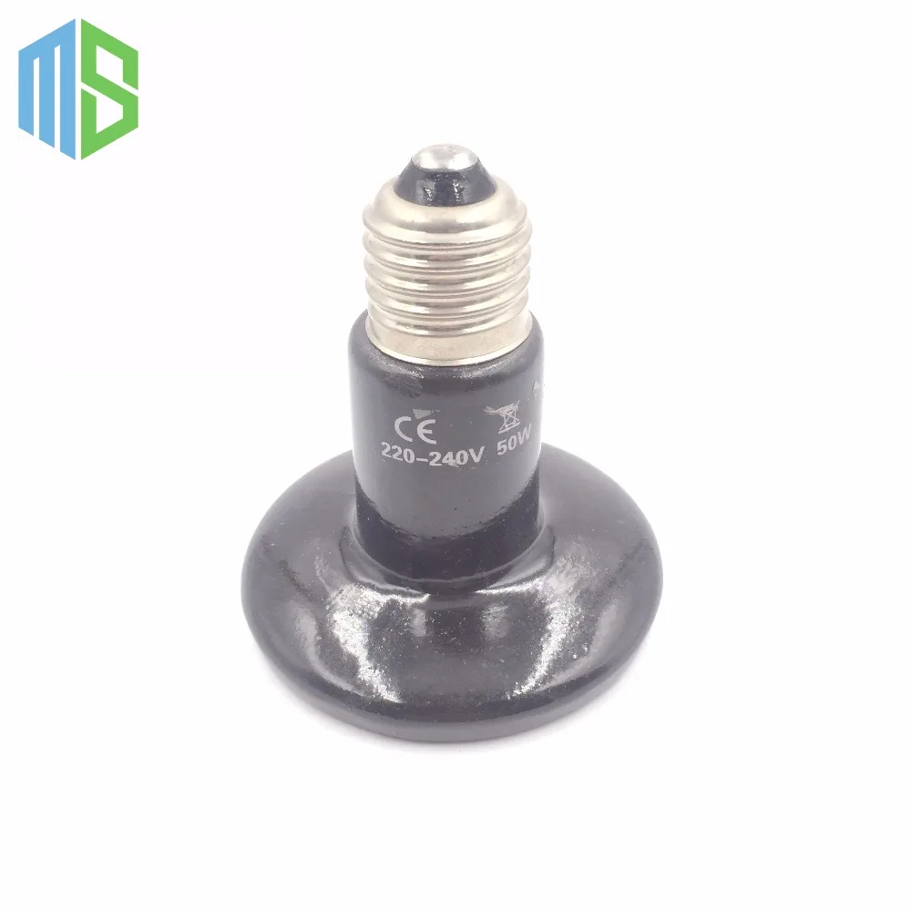 220V 75x90mm 50~150W Pet Ceramic Emitter Heated Plate Appliance Reptile Poultry Heating Breeding Light Bulb For E27 Lamp Holder карабин v i pet монтажный 90 9мм 5шт