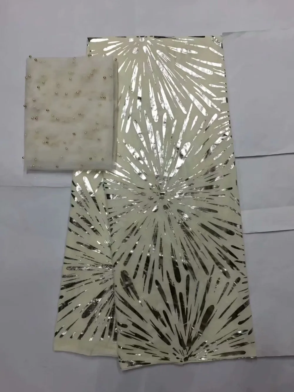 100% хлопок ткань бронзовая полосатая Сумочка горячего тиснения серебряное покрытие ткани FYD07