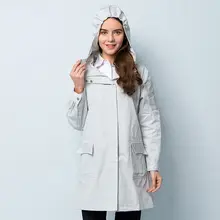 

INSAHO anti-radiation suit men and women with tooling room trench coat SHD025 work clothes coat the control room