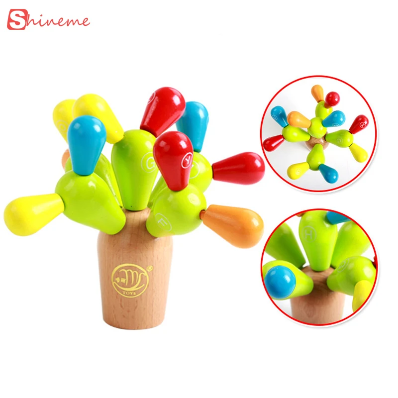 Educational Toy Wooden DIY Tree Toy Changing Classic Patchwork  Baby Children Intelligence Development Baby Toys for Children
