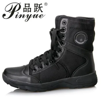 

Winter Autumn Men Military Boots Quality Special Force Tactical Desert Combat Ankle Boats Army Work Shoes Leather Snow Boots