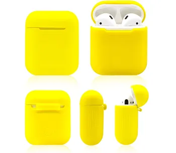 

Soft Silicone Case For Apple Airpods Shockproof Cover Earphone Case 21 colors to choose 100pcs/lot