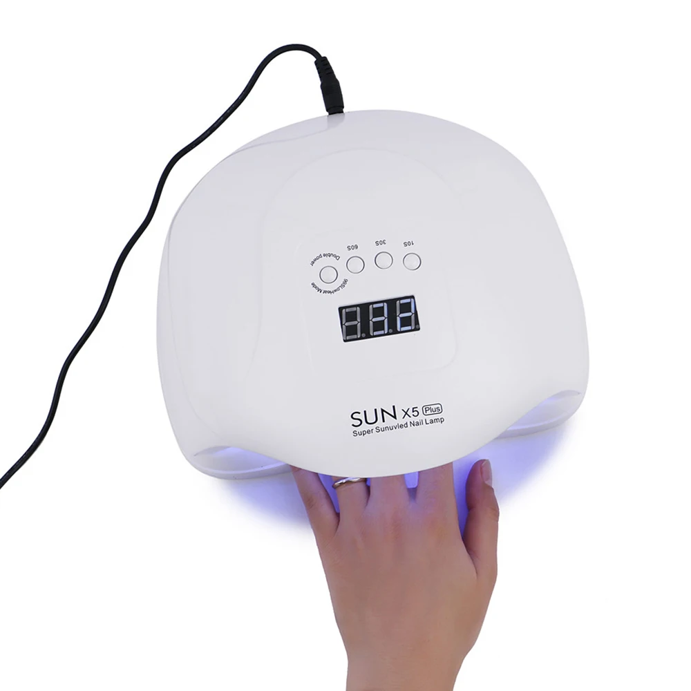 SUN X5Plus 54 Вт УФ светодиодный светильник Сушилка для ногтей для маникюра лампа для сушки гелевых ногтей инфракрасная сенсорная быстросохнущая лампа для гель-лака