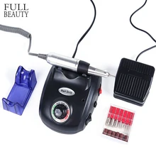 Полная Красота Электрический резак ногтей дрель Маникюр машина для Гель-лак для нейл-арта педаль шлифовальный пилочка педикюр ногтей инструмент CH887