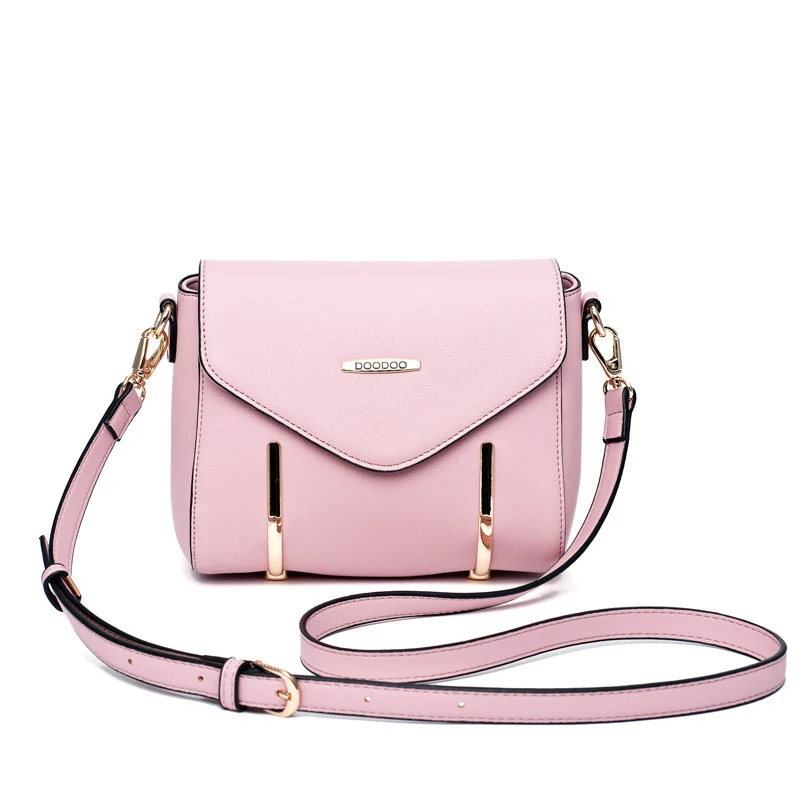 

New Triangle Cover Flap Bag Rivet Women PU Leather Shoulder Bag Cute Lady Bag Cross Body Bag for Women