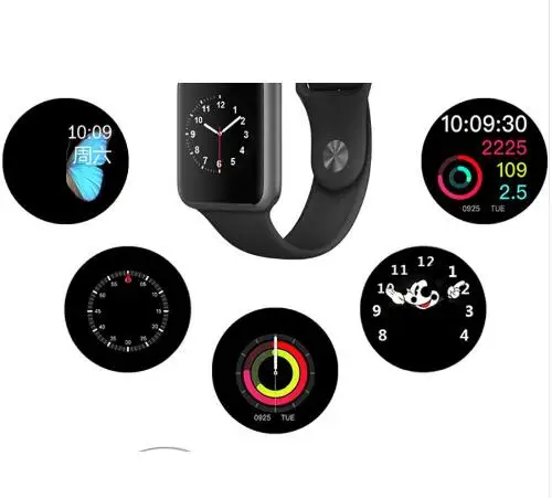 Smart Watch IWO series 4 42mm Bluetooth SmartWatch Stainless Steel Shining Case for iOS Android Heart Rate