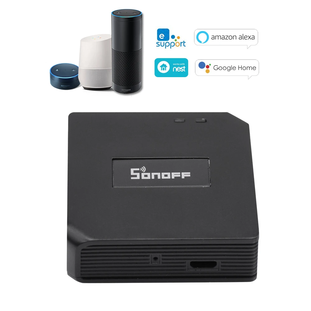 Sonoff RF Bridge 433 МГц переключатель универсальный таймер DIY Wifi беспроводной с Alexa Google Home