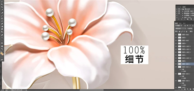 Customize Any Size 3D HD Print Embossed Stereo Modern Simple Flowers Rich Modern Simple Silk Mural Wallpaper