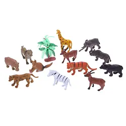 Модель Пластик животного рисунок игрушки набор из 12 шт. мини игрушка