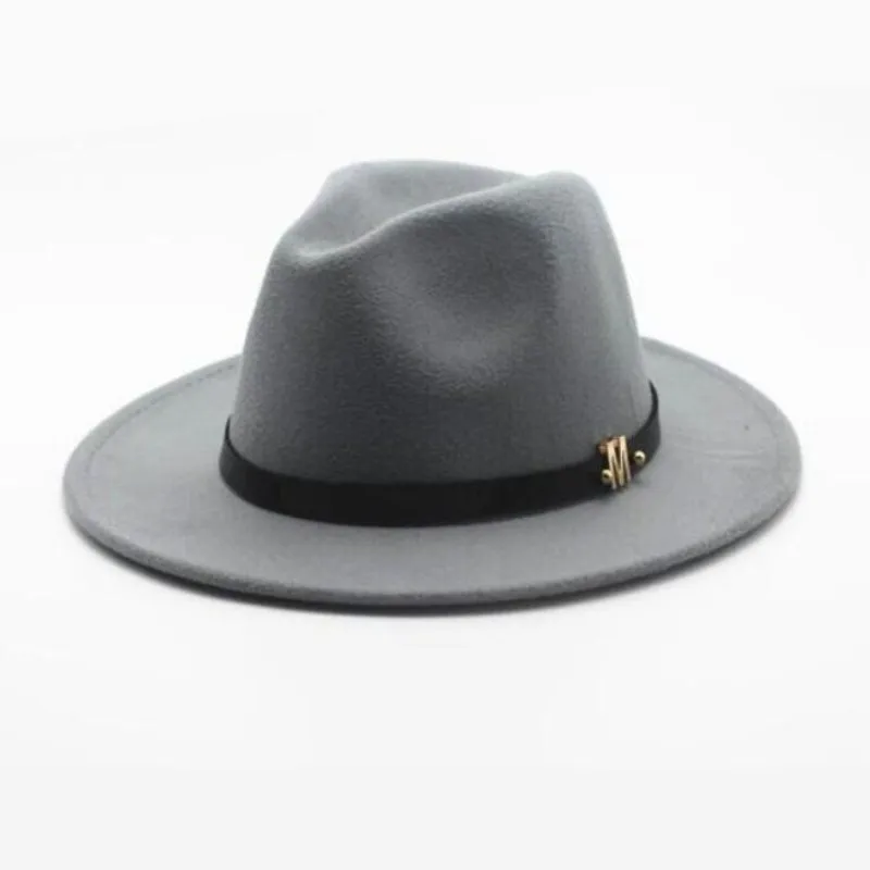 11 цветов Новая мода шерсть Для женщин черная фетровая шляпа Laday шерстяные с