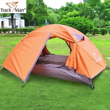 

Trackman Ultralight Outdoor hiking waterproof Camping Tent 2 Person 1 Bedroom 2 Layers Aluminum Pole Automatic beach tent