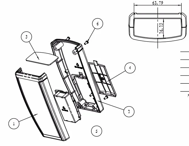 szomk plastic box for electronics project instrument enclosure plastic housing enclosure for pcb design project box (16)