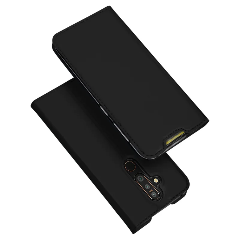 Черный DUX DUCIS из искусственной кожи чехол для Nokia 8,1 плюс Coque Роскошный тонкий флип-кошелек чехол для Nokia 8,1 плюс Чехлы для телефона - Цвет: Черный