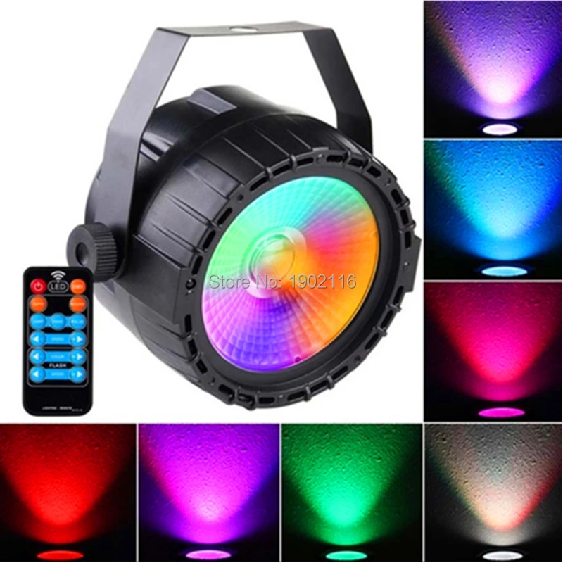 2 шт./лот 30 W RGB + UV светодиодный свет COB светодиодный Par театральный прожектор карман удара беспроводной пульт дистанционного DMX512