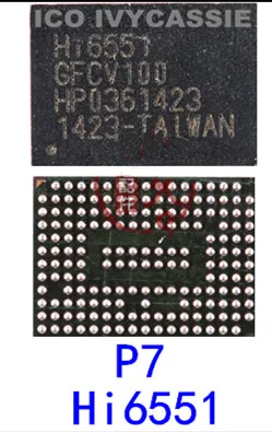 HI6551 для Huawei P7 чип питания IC PM hi6551 GFCV100 | Электронные компоненты и принадлежности