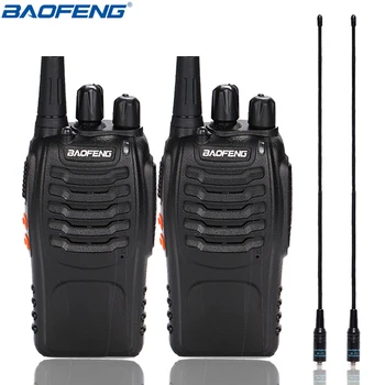

2pcs BAOFENG BF-888S Walkie talkie UHF Two way radio baofeng 888S UHF 400-470MHz 16CH Portable Transceiver with NA-771 antenna