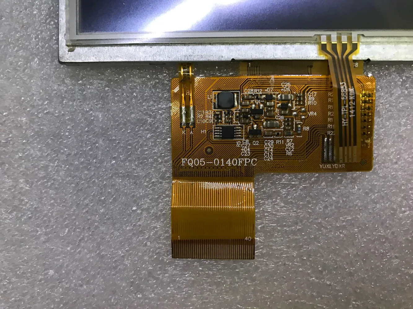 Tela de Lcd hd de Polegadas para Substituição Compatível com Touch Screen de 40 Pinos 800*480 - Imagem 2
