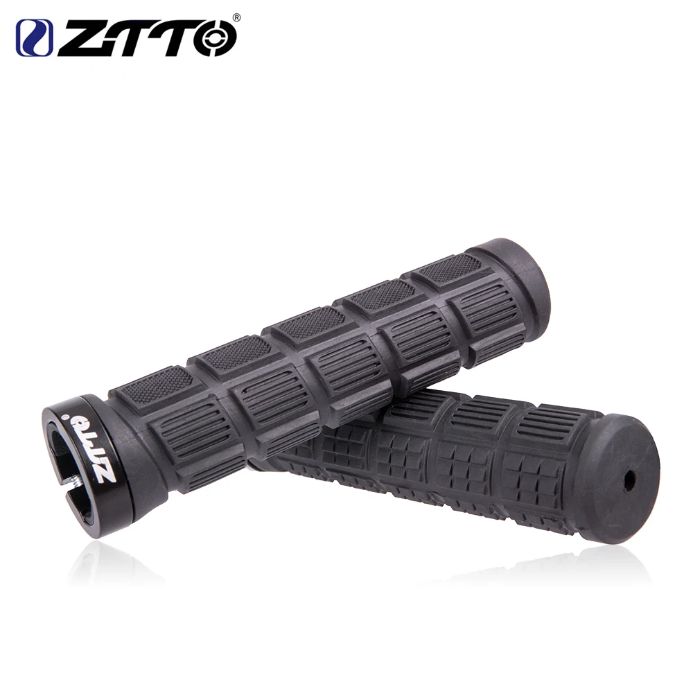 

AG38 MTB Mountain Bike Handlebar Grips Durable Shock-Proof Rubber Anti-Slip Fixed Gear Bicycle Grips Road Bicycle Parts