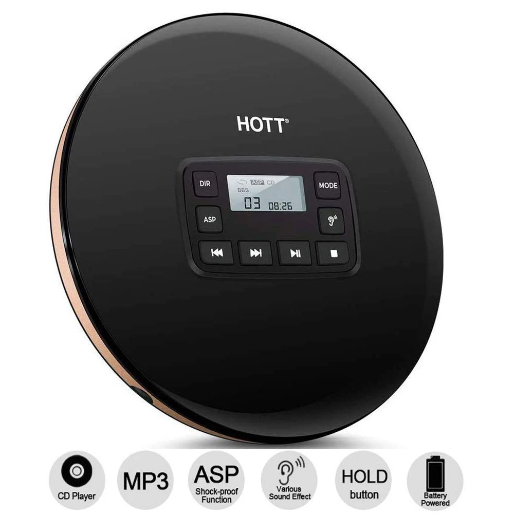 Portable Compact CD Player with LCD Display Player