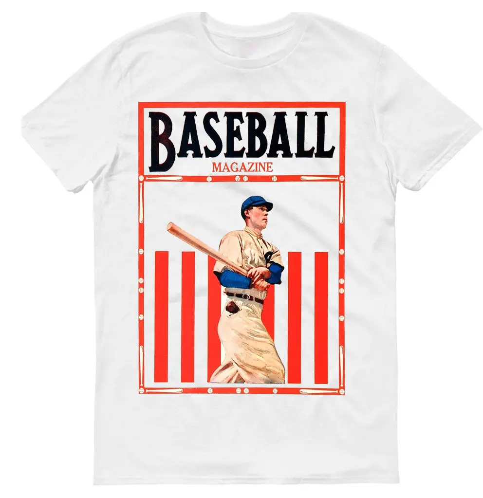 Baseball Magazine Homme Tee Shirt Fashion Harajuku Tshirts Cool Logo T
