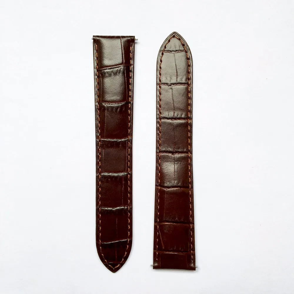 Agelocer кожаный ремешок для наручных часов часы ремешок водонепроницаемый ремешок 20 мм Высококачественная натуральная кожа черный светло-коричневый кофе