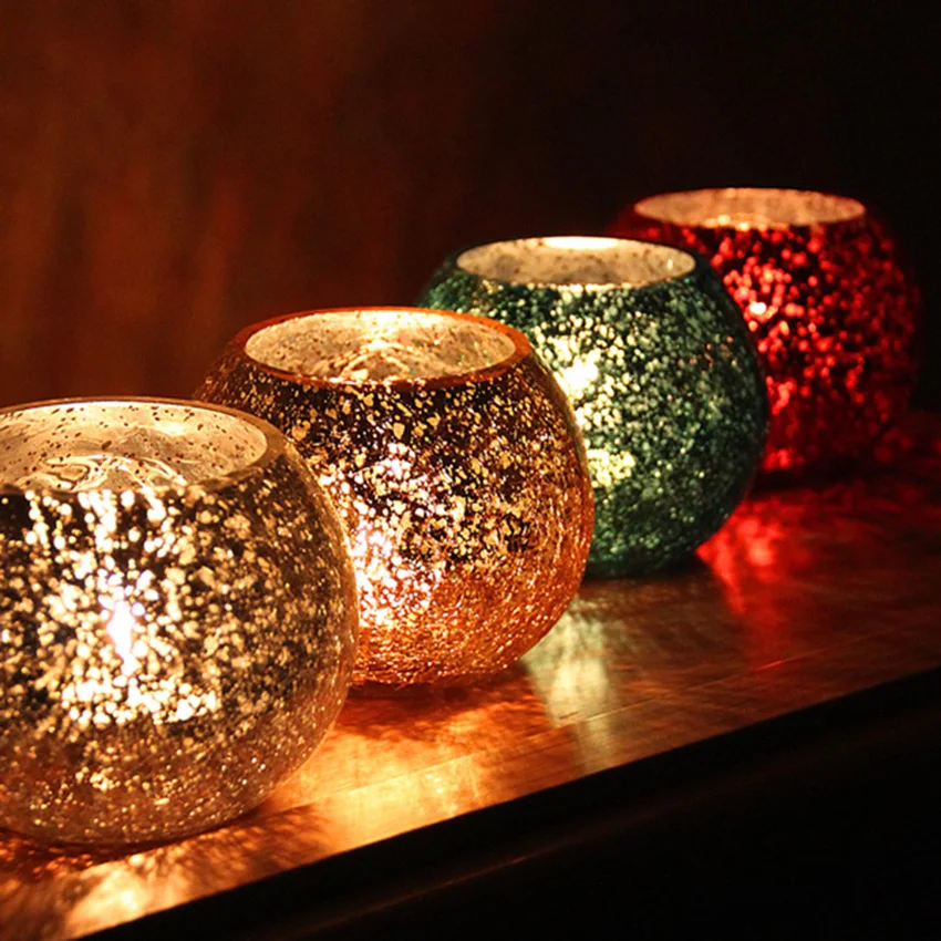 

European Creative candle holders crystal glass candlestick candle lantern candelabra home decorative wedding party decoration