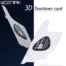 Qianli 3D ультра-тонкая металлическая карта не повредит экран 3D фаска встроенный открытый винил телефон экран инструмент для ремонта