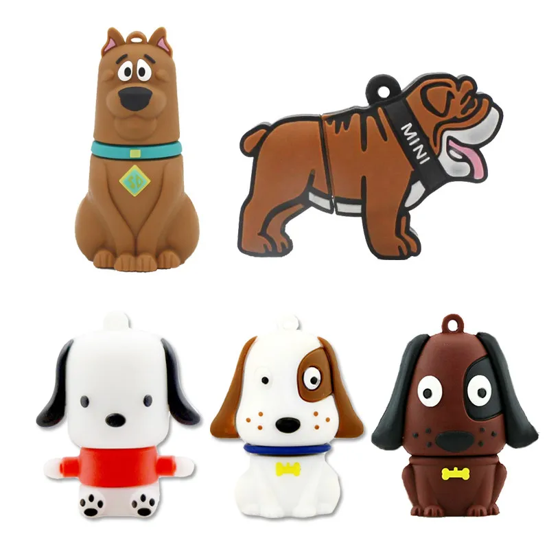 

Pen Drive Cute Puppy USB Flash Drive 4gb 8gb 16gb 32gb 64gb Flash Memory Stick Pendrive Cartoon Dog usb key u disk gifts