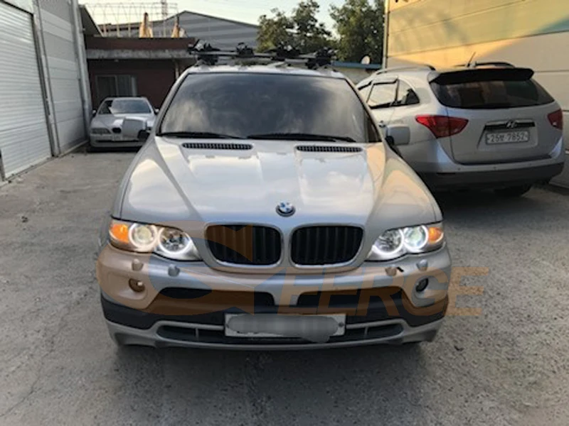 Для BMW X5 E53 2004 2005 2006 ОТЛИЧНОЕ ангельские глазки Ультра яркое освещение smd led Ангельские Глазки Halo Кольцо комплект DRL