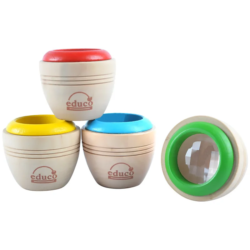 Wooden Educational Magic Kaleidoscope Baby Kid Children Learning Puzzle Toy Wooden Educational Magic Kaleidoscope Baby Kid Children Learning Puzzle Toy