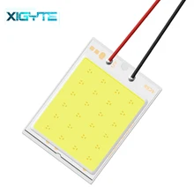 Авто светодиодный светильник Cob 24 SMD чип супер белый автомобильных фар лампа для чтения 12v автомобильный Купол лампы Интерьер светильник светодиод светильник панели