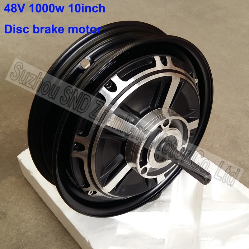 10 дюймов 48 В 1000 Вт бесщеточный мотор ступица для электрического скутера