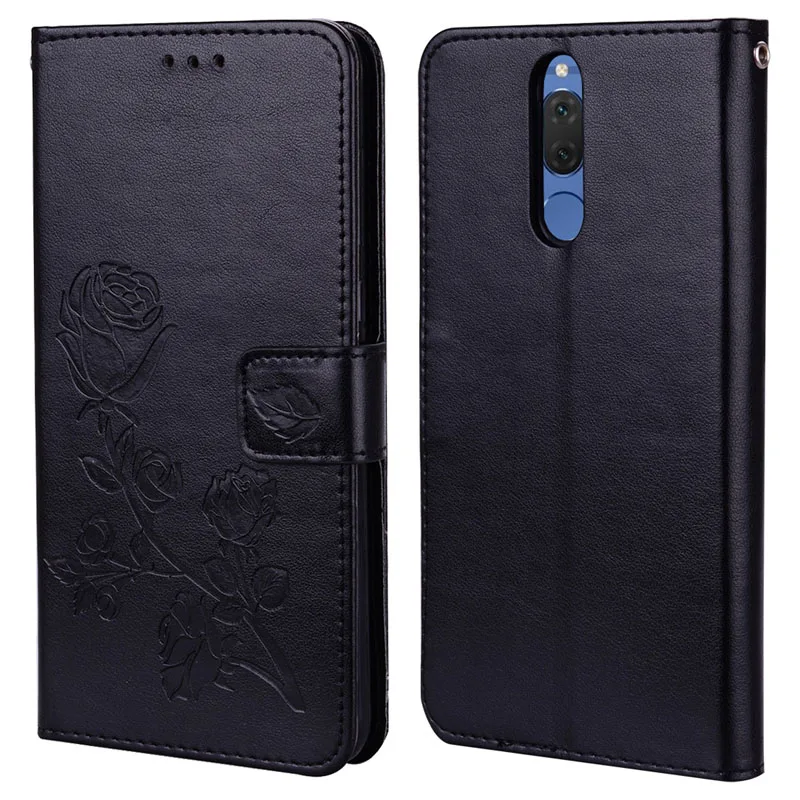 Чехол для Huawei Mate 10 Lite чехол Nova 2i мягкий силиконовый роскошный кожаный Case откидной