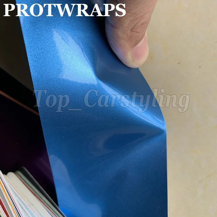 Gloss Metallic candy vinyl car wrap film cast hexis 3m vivide car wrap foil  (22)
