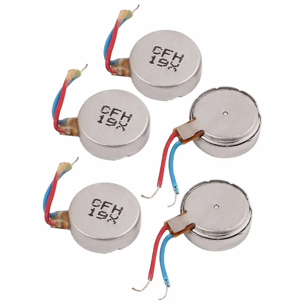 Hot 10x DC 3V 70mA 12000±2500RPM Phone Coin Flat Vibrating Vibration Motor