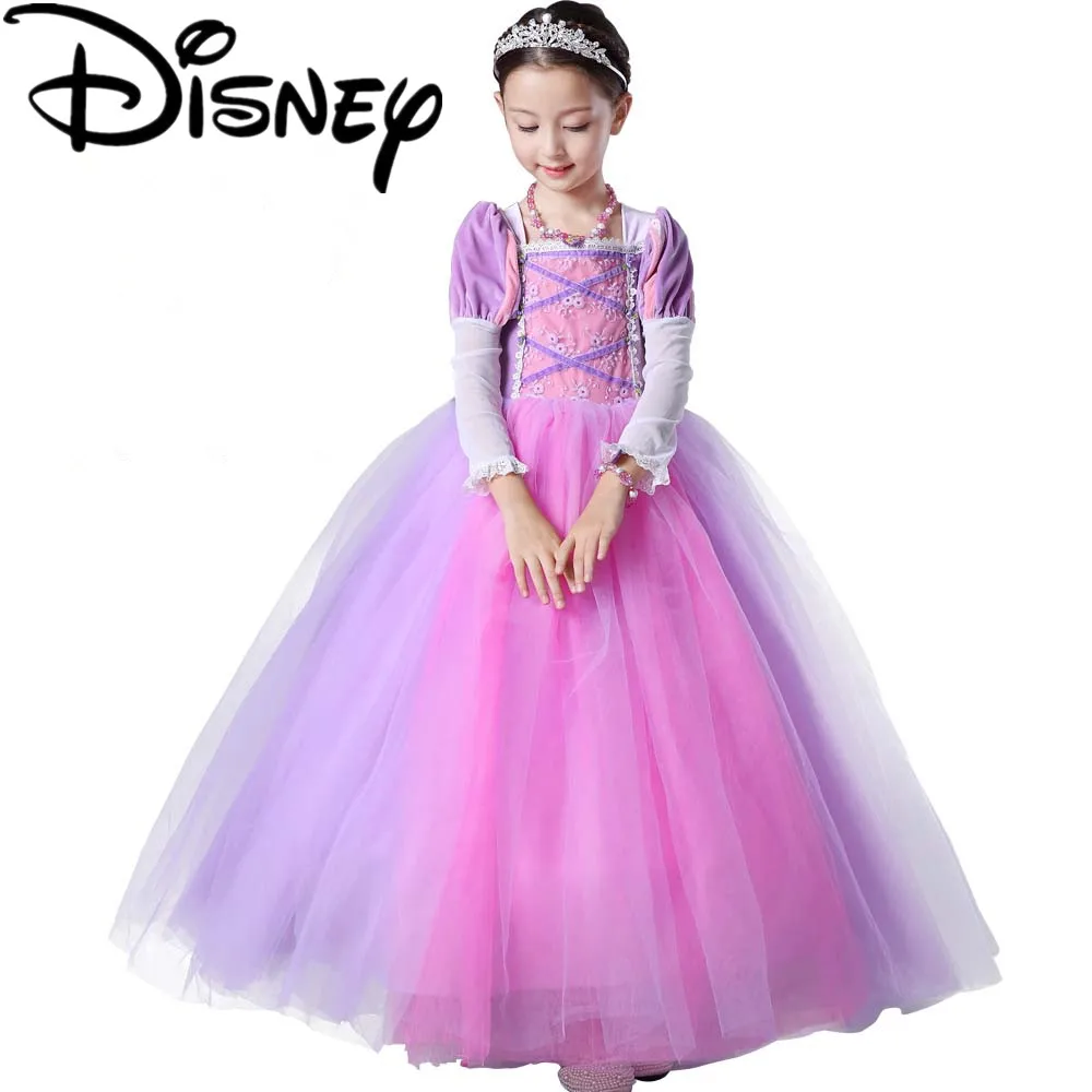 

Disney Frozen Costumes Baby Girls Ball Gown Ribbon Tulle Dress Toddler Girls layer Tutu Dress Princess Dance Fashion dresses