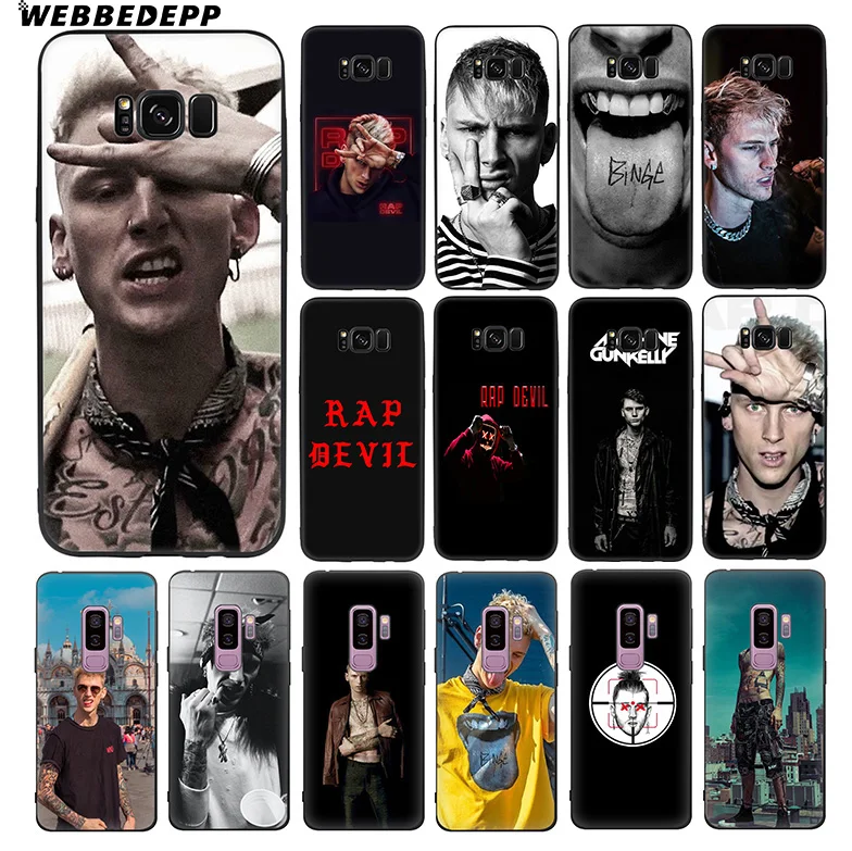 

WEBBEDEPP Machine Gun Kelly MGK Soft TPU Silicone Case for Samsung Galaxy S10 S10e S9 S8 Plus S7 S6 Edge & J6