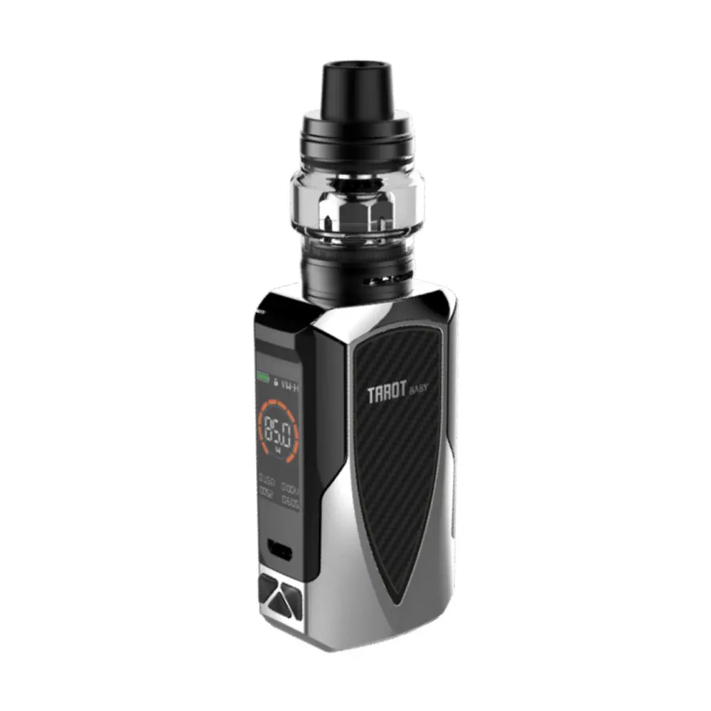 Комплект Vaporesso Tarot для малышей, электронная сигарета с 2500 мАч, коробка, мод, 4,5 мл, NRG SE, бак, 0,002 s, Скорость Стрельбы против Swag 2/Gen - Цвет: Серебристый