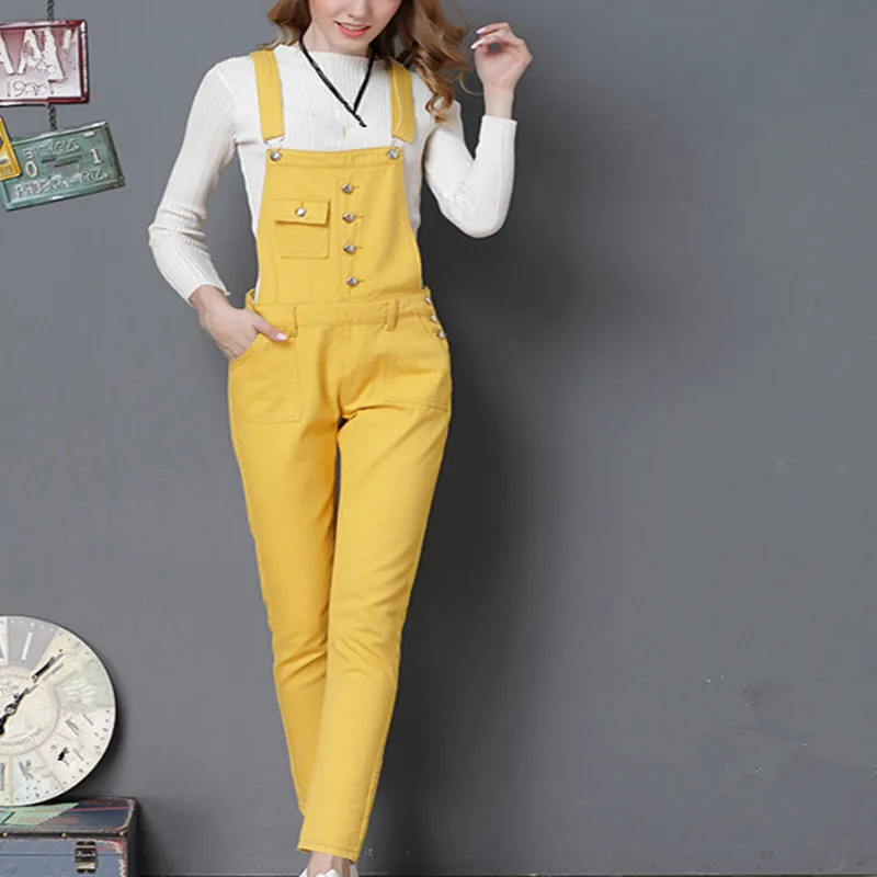 Plus Size 4XL 2018 Summer Fashion Women Slim Casual Denim Overalls Buttons Pencil Jeans Jumpsuit Plus Size 4XL 2018 Summer Fashion Women Slim Casual Denim Overalls Buttons Pencil Jeans Jumpsuit