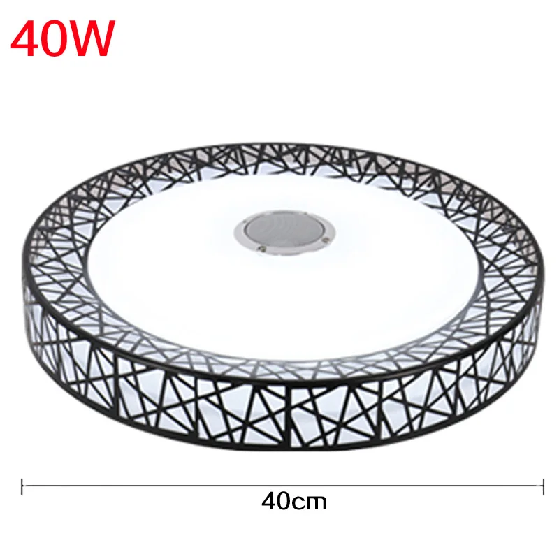Птичье гнездо современный потолочный светильник s RGB с регулируемой яркостью 36 Вт 40 Вт приложение дистанционного управления Bluetooth музыкальный светильник для гостиной Детская спальня потолочный светильник