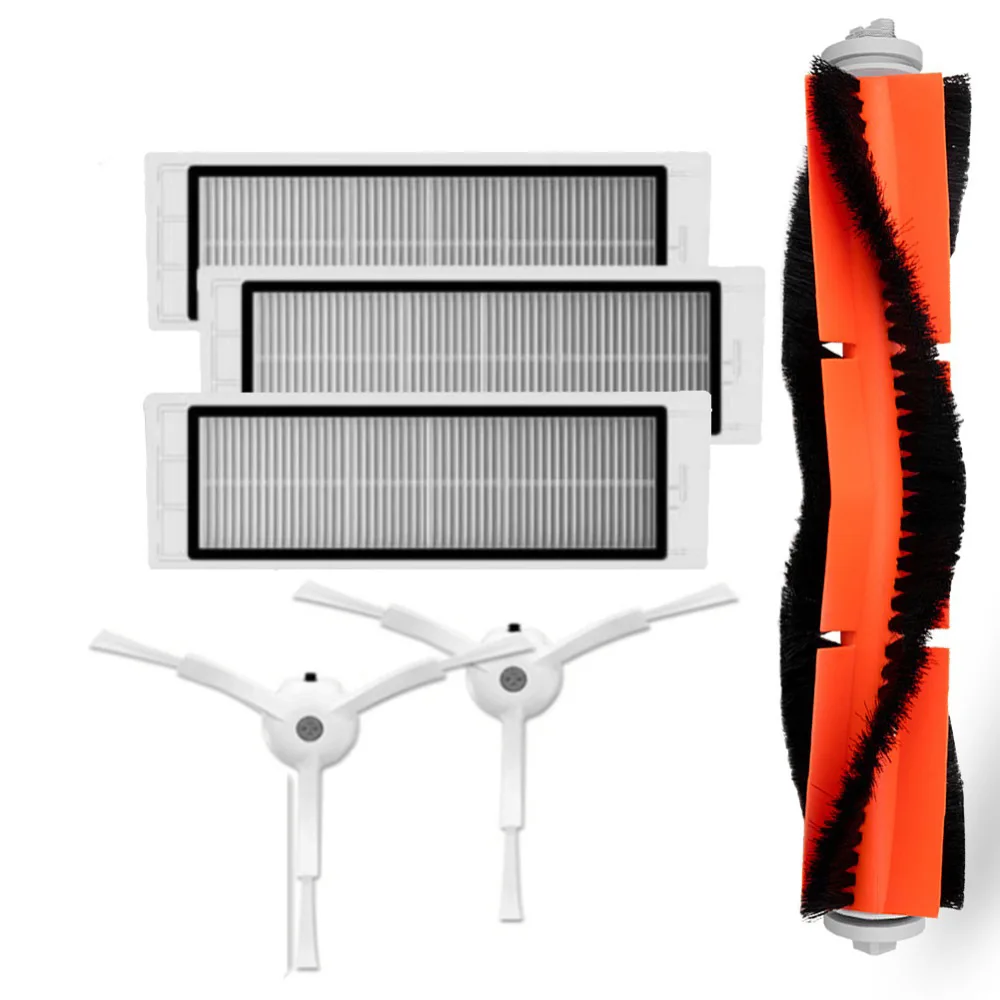 

2 * side brush + 3* HEPA filter + 1* main brush Suitable for xiaomi vacuum 2 roborock s50 xiaomi roborock Xiaomi Mi Robot
