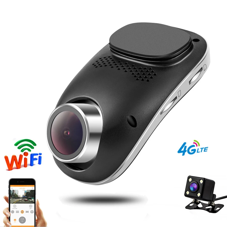 Автомобильный видеорегистратор, wifi, видеорегистратор, двойная камера, объектив, регистратор, Dashcam, цифровой видеорегистратор, видеокамера, Full HD, 1080 P, ночная версия