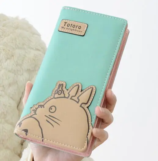  Fashion 2016 Women Wallets Cartoon Style Totoro Wallet Zipper & Hasp Long Purse Ladies Wallet 
