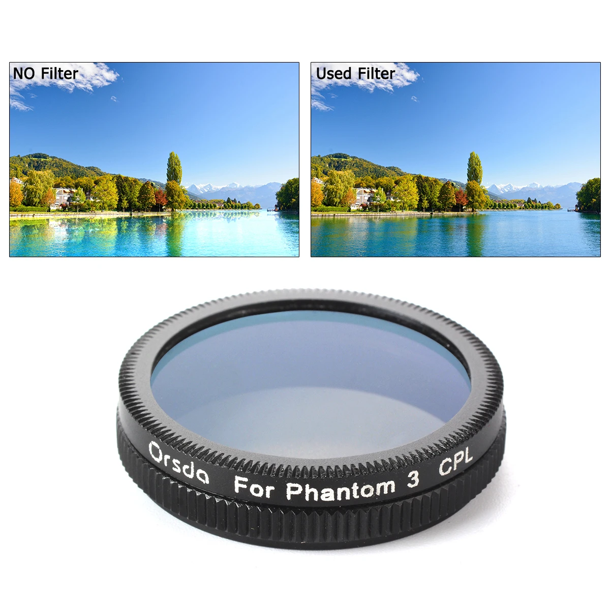 Camera CPL Polarizer Lens Filter For DJI Phantom 4 3 Professional Advanced RC158