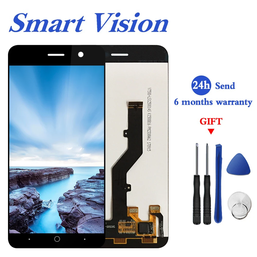 Для zte Blade A520 ЖК дисплей в сборе сенсорный экран Стекло экрана цифрователя панель