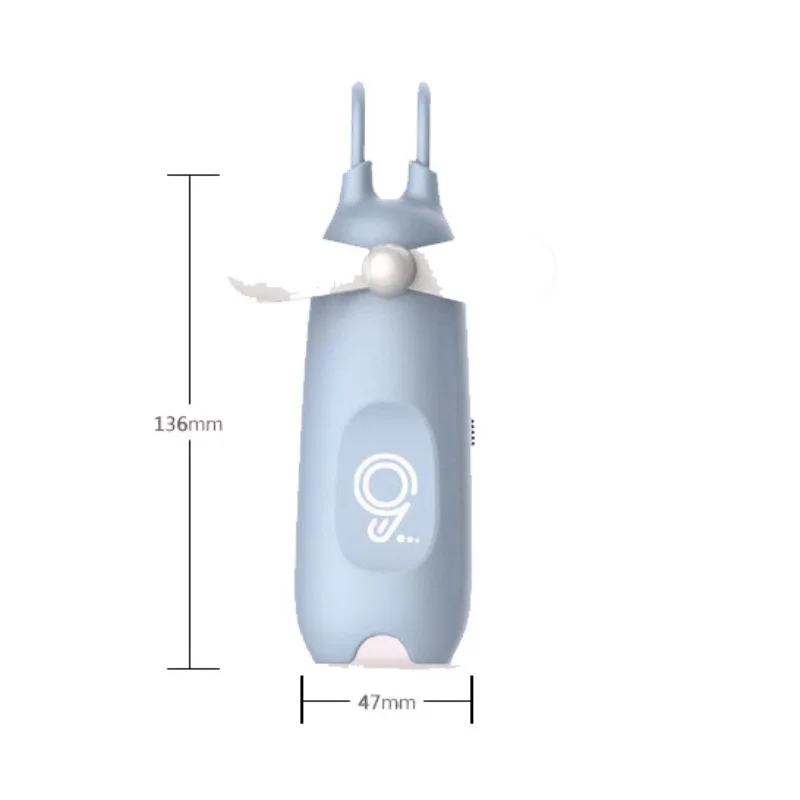 Ультра портативный охлаждающий вентилятор силиконовый мини USB маленький съемный вентилятор с одной скоростью хороший подарок белый синий