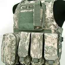 Военный жилет, тактический жилет, армейский жилет для фанатов-амфибий, жилеты ACU/черный/зеленый/коричневый цвет, профессиональный жилет