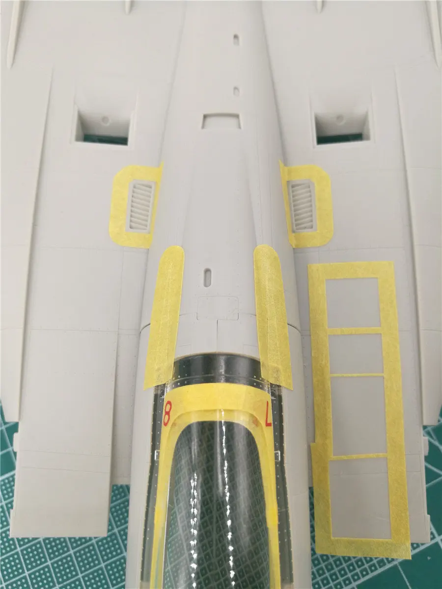 GALAXY MODEL D48004 1//48 F-14A Tomcat Die-cut Flexible Mask for Tamiya 61114